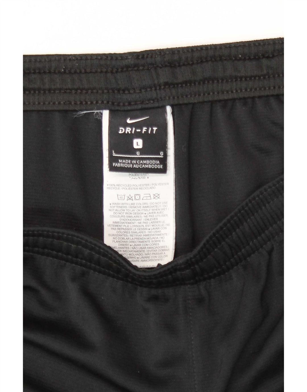 Pantaloni scurți sport Nike Dri Fit pentru bărbați, mari, negru, poliester