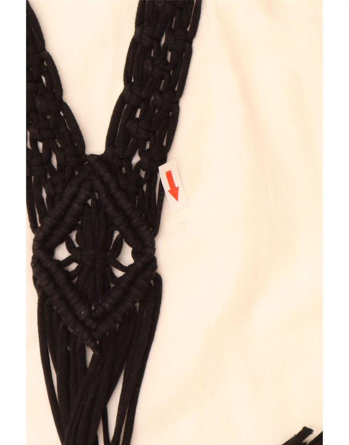 Bluză fără mâneci pentru femei Zara UK 6 XS Alb