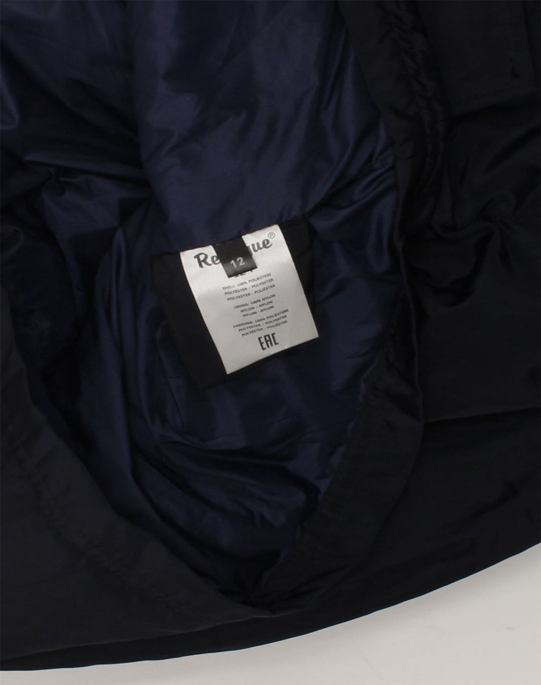 REFRIGUE Boys Hooded Windbreaker Jacket 11-12 Years Navy Blue Polyester | Vintage Refrigue | Thrift | Second-Hand Refrigue | Used Clothing | Messina Hembry 