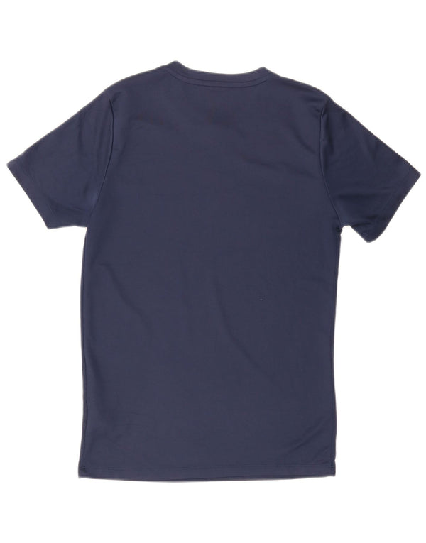 Tricou pentru bărbați Nike Dri Fit Top mic, albastru bleumarin, poliester