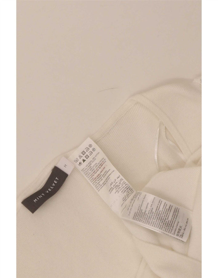 MINT VELVET Bluză Femei Top UK 12 Medium White Modal
