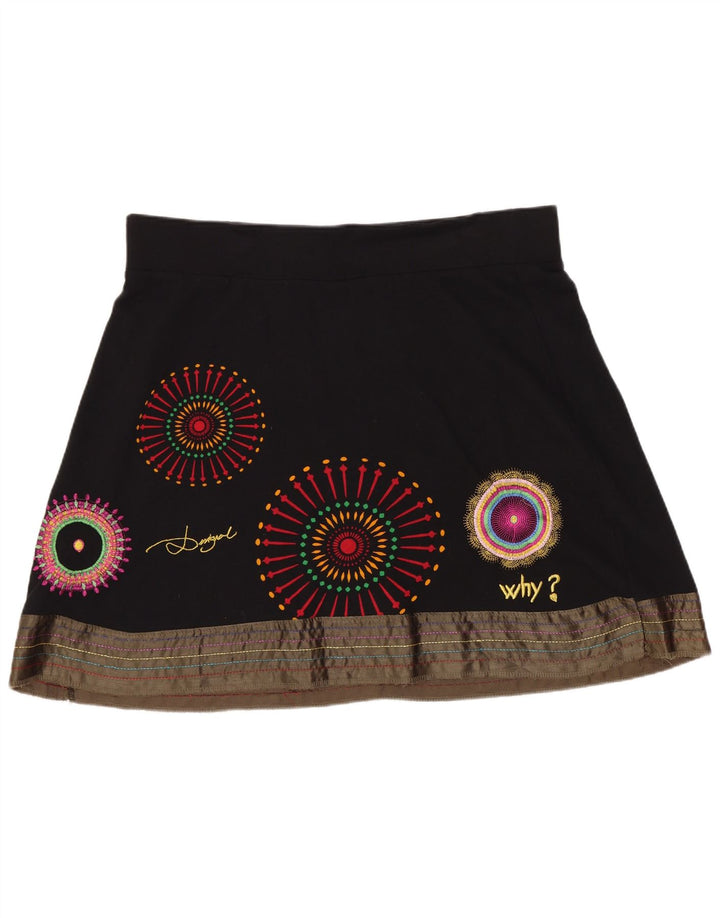 Fusta mini pentru femei Desigual XL W36 Negru Geometric