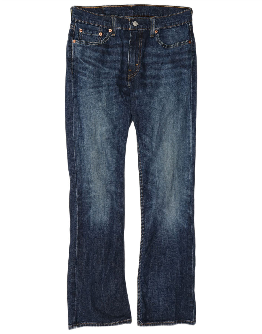 Blugi pentru bărbați Levi's 527 Bootcut W30 L32 Bumbac albastru