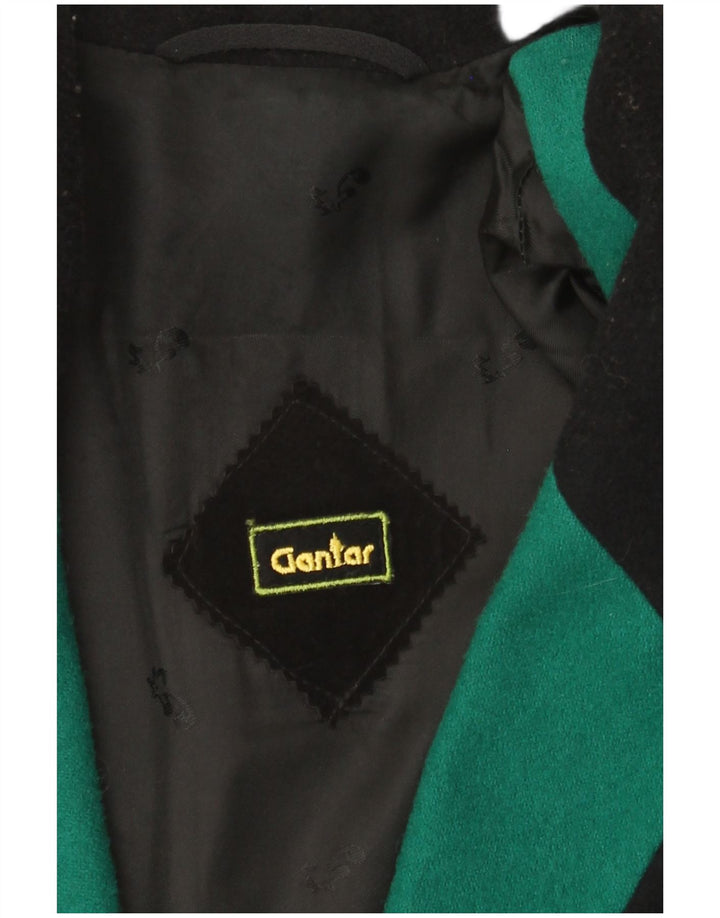 Jachetă vintage pentru femei cu două pieptări, UK 14, verde mediu