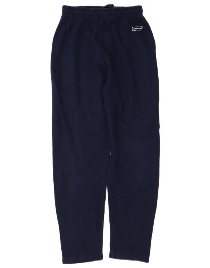 Pantaloni de trening pentru bărbați CHAMPION, bumbac mediu albastru bleumarin