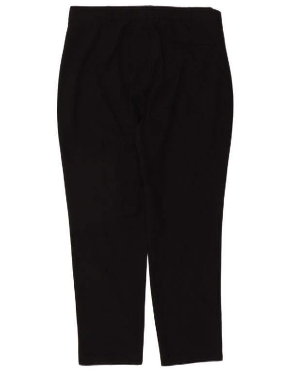 Pantaloni tăiați pentru femei Marks & Spencer UK 12 Medium W30 L25 Negru