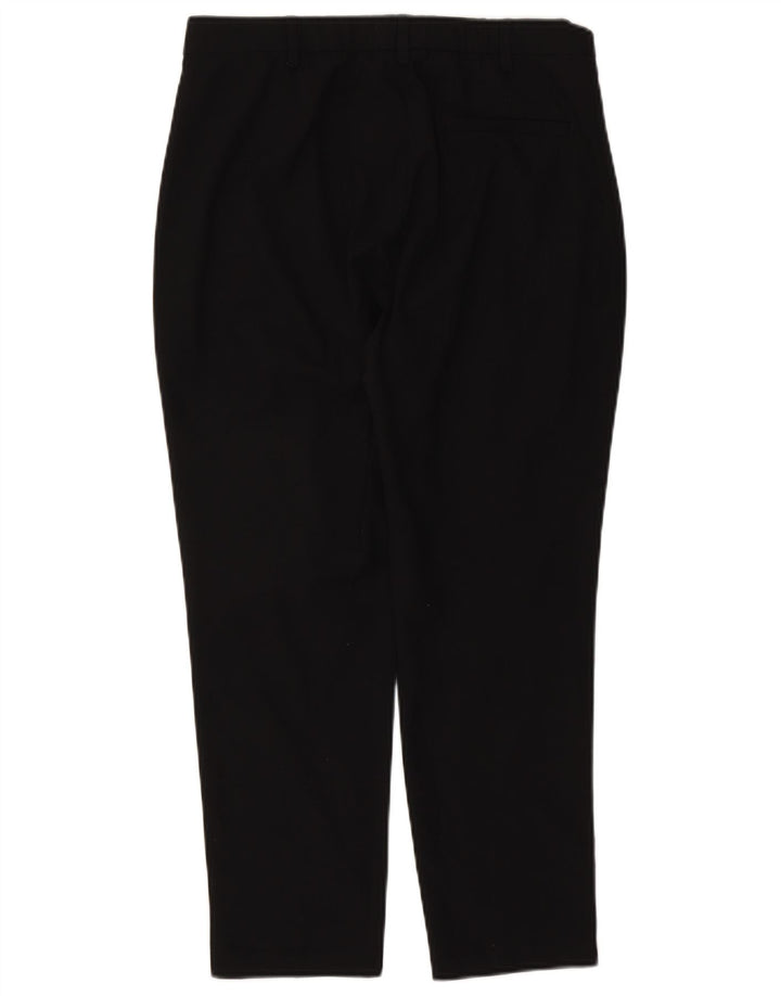 Pantaloni tăiați pentru femei Marks & Spencer UK 12 Medium W30 L25 Negru