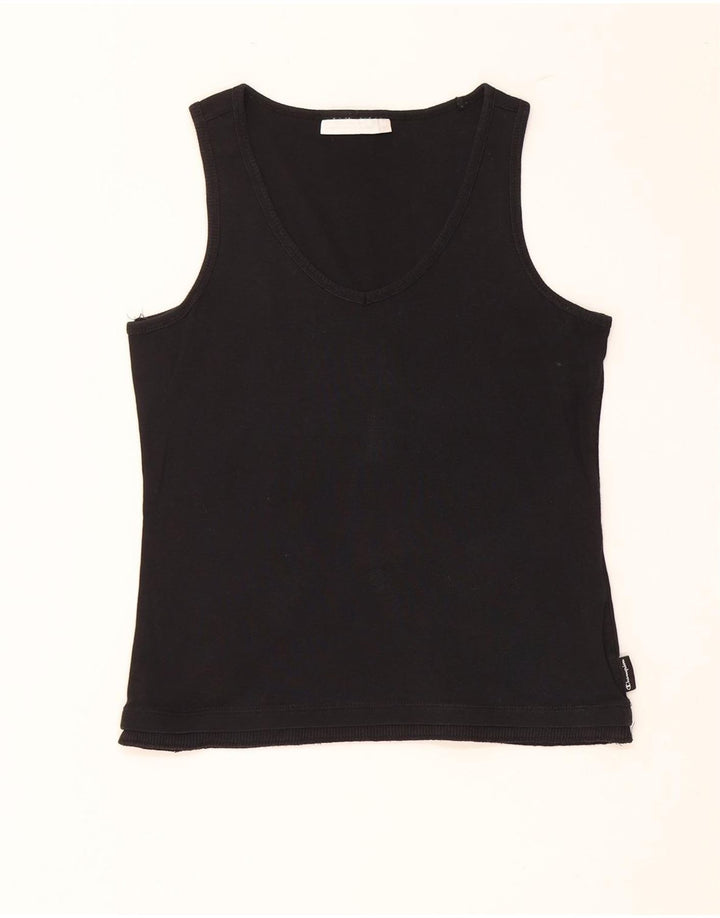 Vestă crop top pentru femei CHAMPION UK 12 bumbac mediu negru