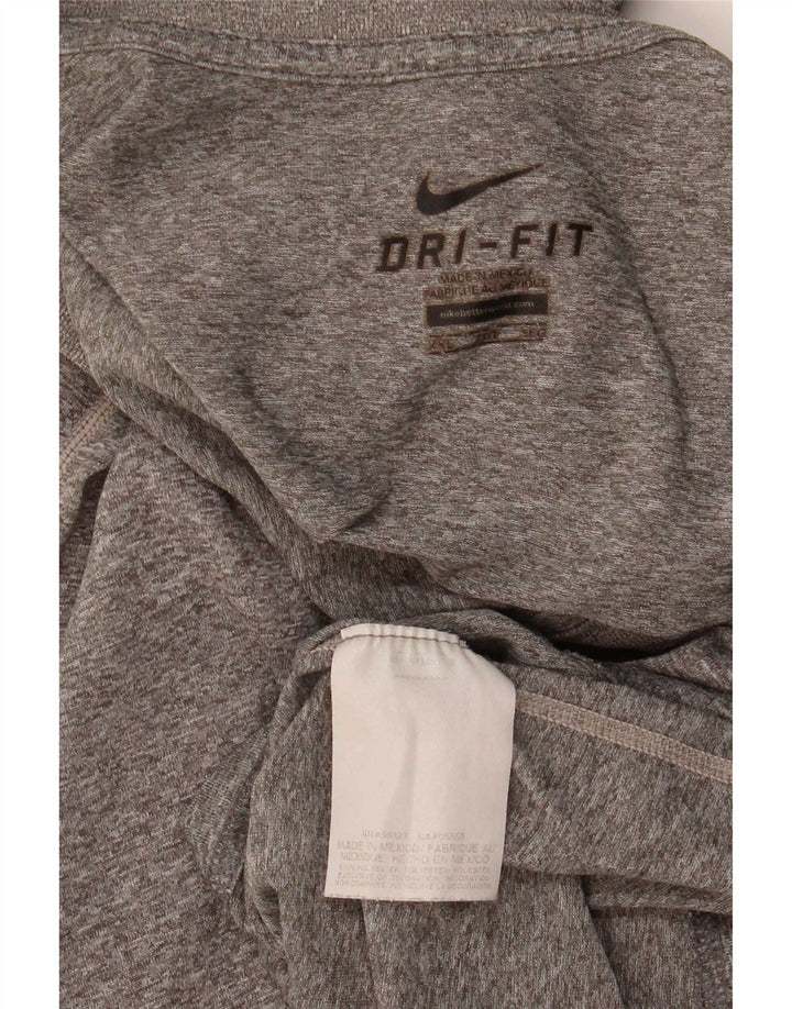 Tricou Nike pentru bărbați Dri Fit Top 2XL, gri poliester cu pături