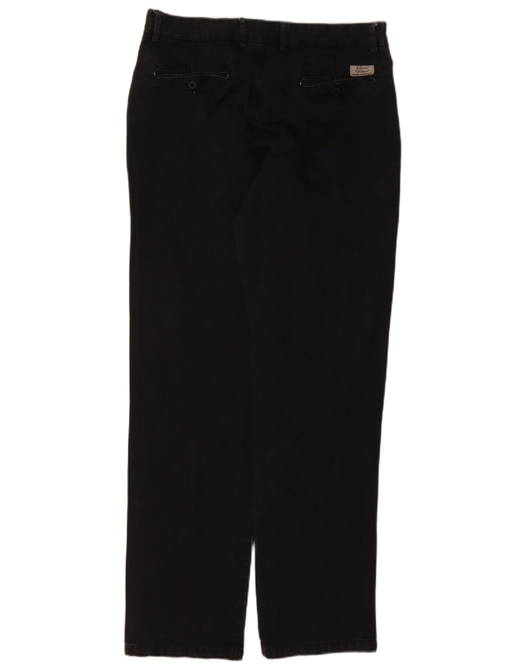 Pantaloni chino drepți pentru bărbați AVIREX W36 L33 bumbac negru