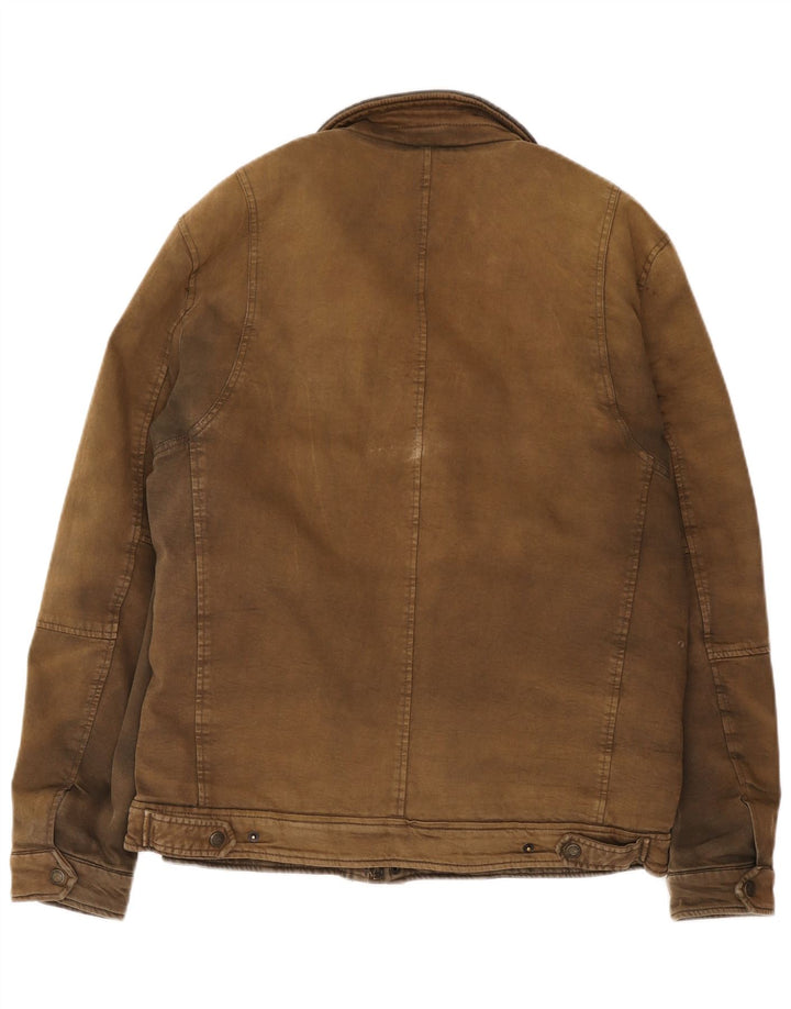 Jachetă de vânt pentru bărbați Levi's UK 40, mare, maro, bumbac