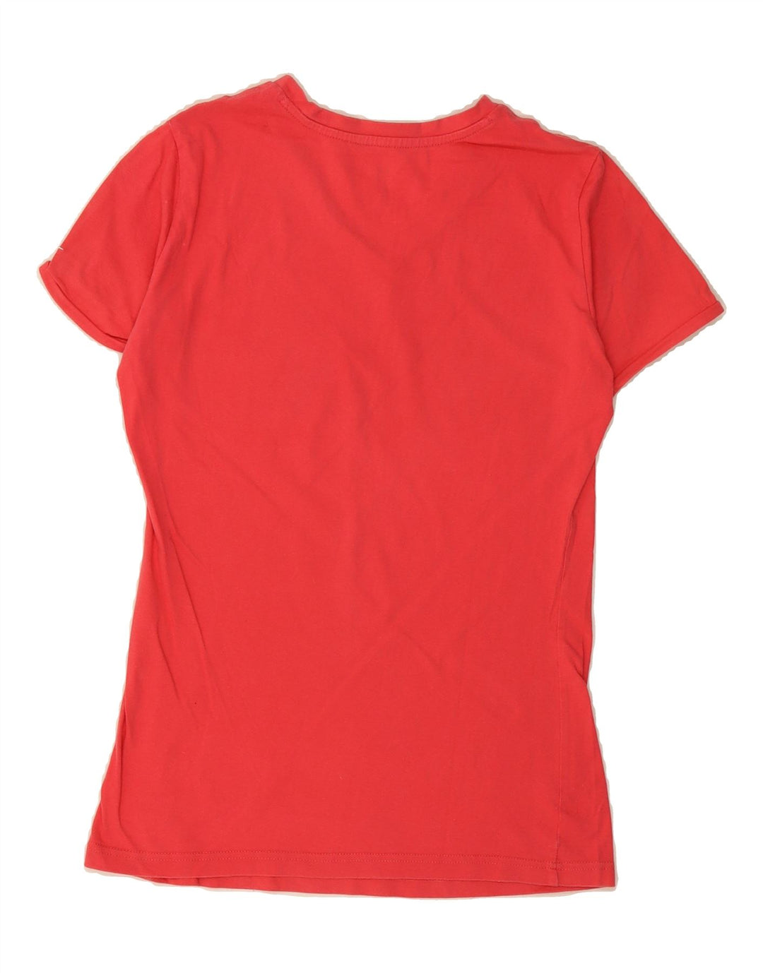 NIKE Womens Graphic T-Shirt Top UK 12/14 Medium Red Vintage Nike and Second-Hand Nike from Messina Hembry 