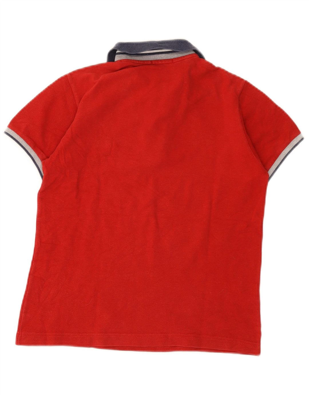 Tricou polo Fred Perry pentru băieți 9-10 ani, bumbac color bloc roșu
