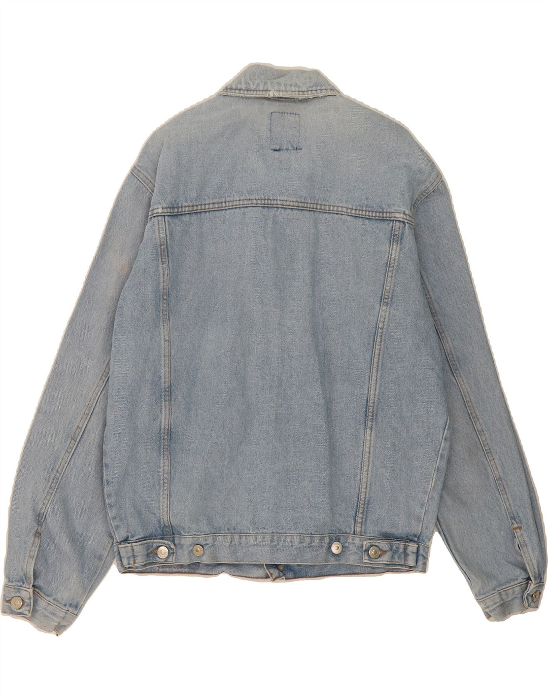VINTAGE Mens Denim Jacket UK 38 Medium Blue Cotton Vintage Vintage and Second-Hand Vintage from Messina Hembry 
