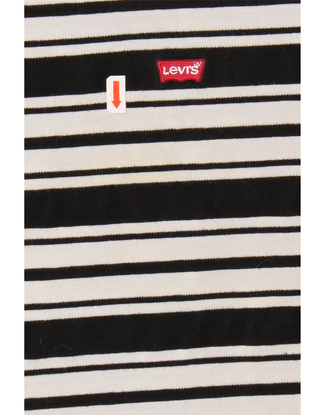 Tricou standard pentru bărbați LEVI'S Top mare cu dungi negre