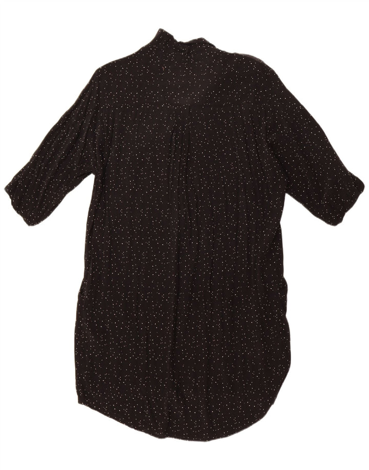 Whistles Rochie supradimensionată pentru femei UK 14 Medium Black Spotted