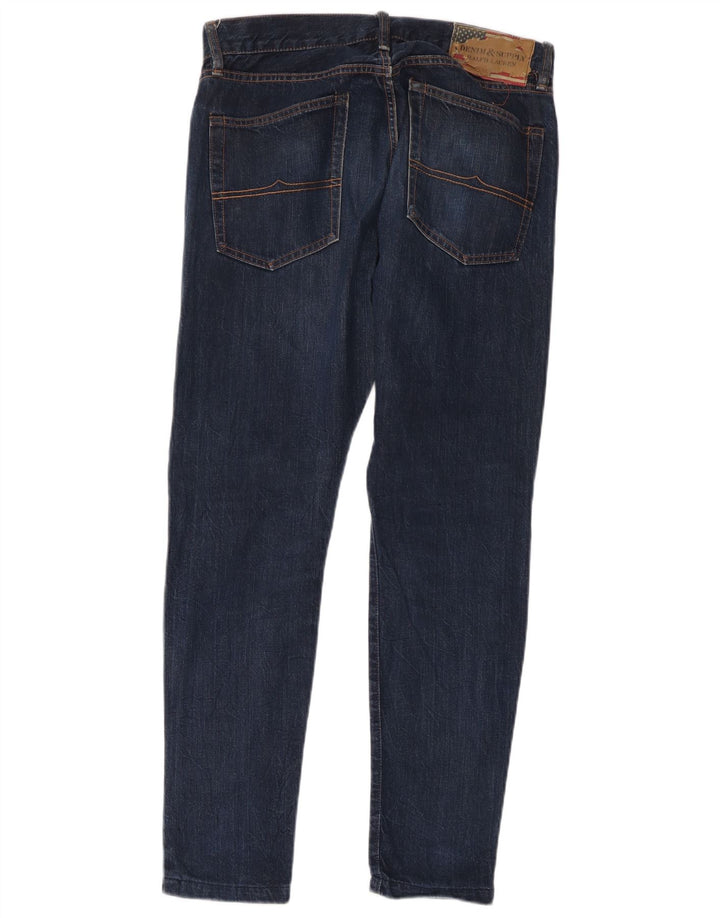 Blugi slim pentru bărbați Ralph Lauren W32 L34 Bumbac albastru