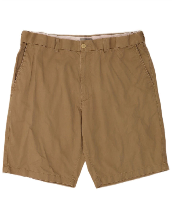 Pantaloni scurți chino pentru bărbați Marks & Spencer W38 XL, bumbac bej