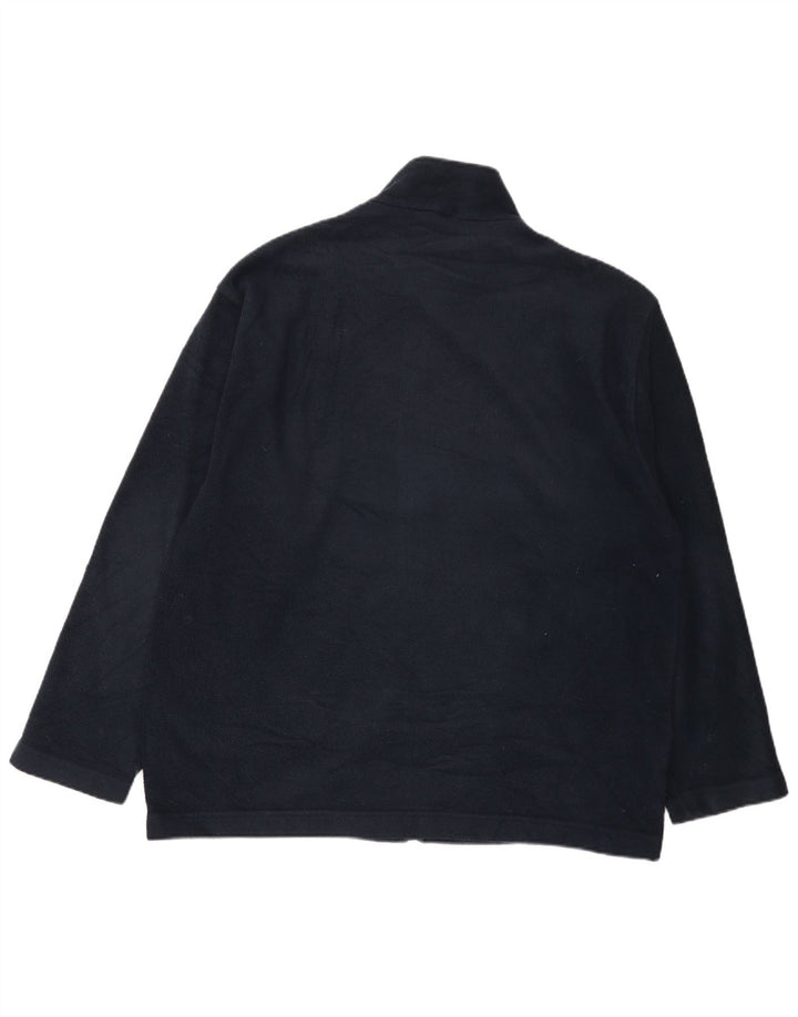 Jachetă fleece pentru bărbați Marks & Spencer UK 44 XL bleumarin poliester