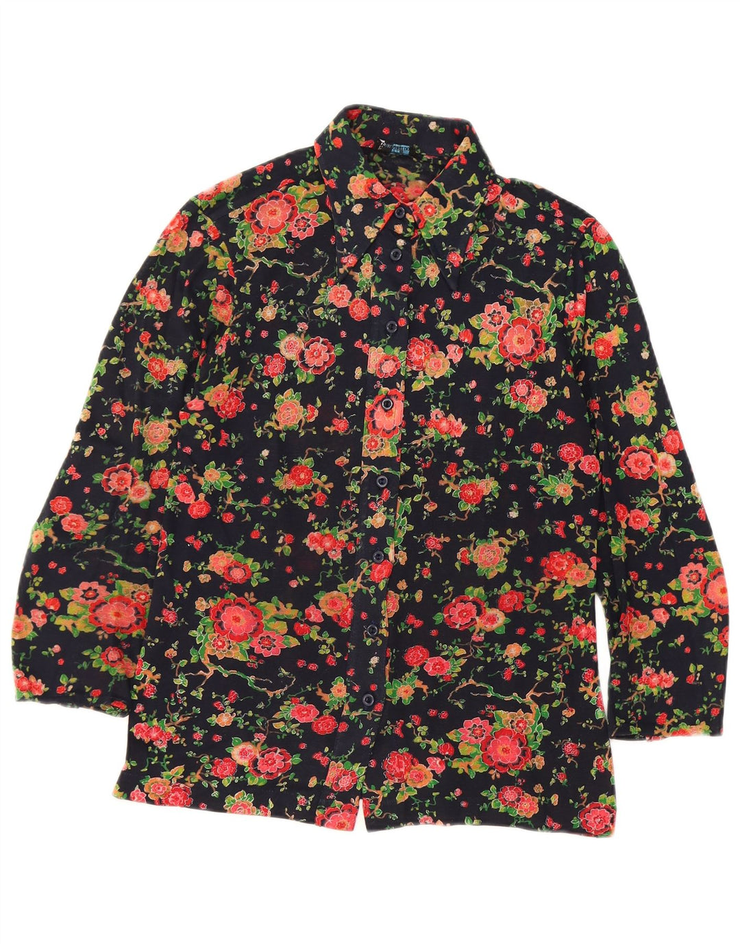 Cămașă pentru femei AMBASSADOR UK 10 Mic Bleumarin Floral