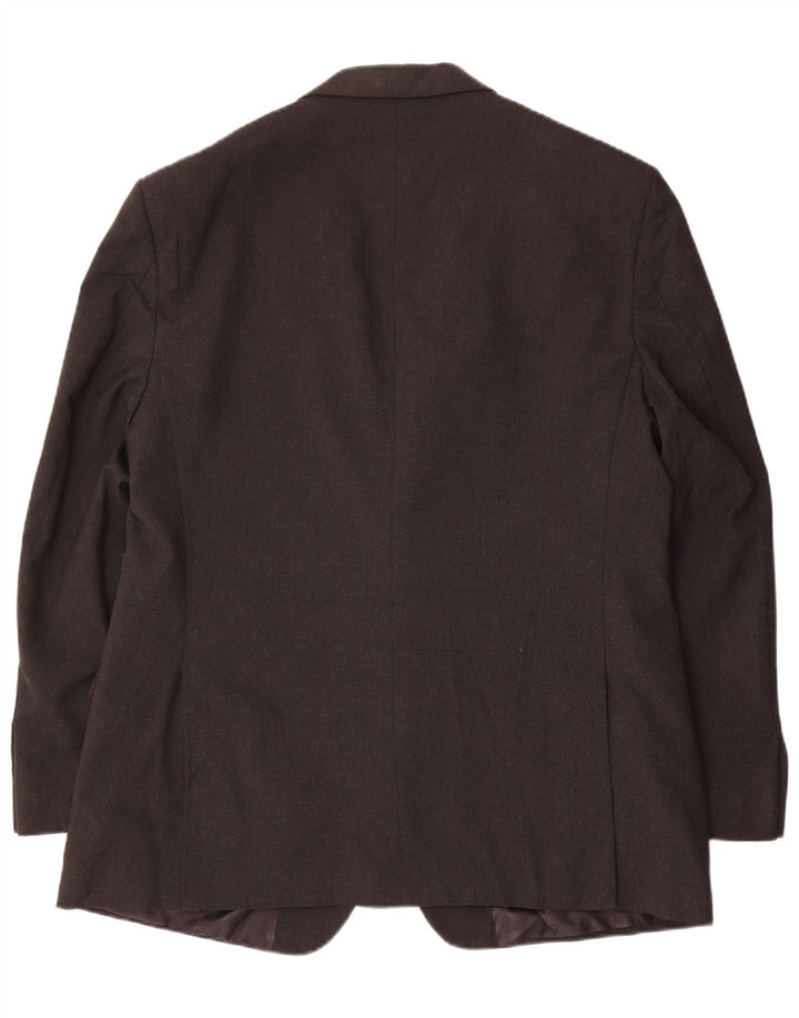 Jachetă pentru bărbați Marks & Spencer cu 2 nasturi, UK 44 XL, poliester gri