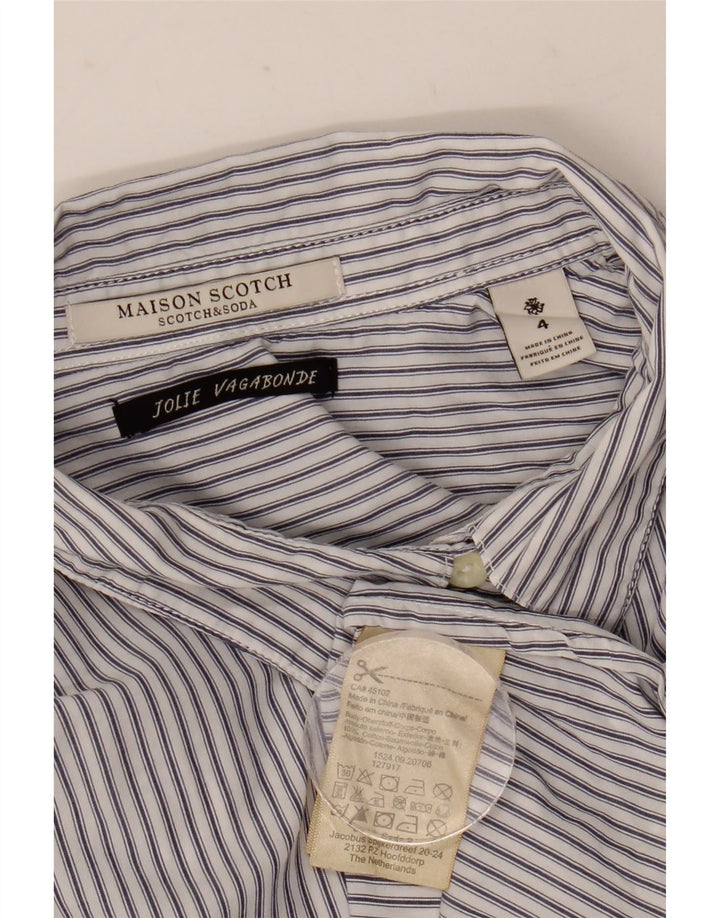 Cămașă pentru bărbați Scotch & Soda, bumbac cu dungi albe medii