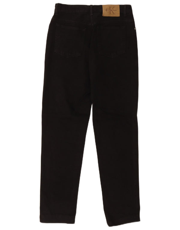 Blugi drepti pentru femei Calvin Klein US 8 Medium W30 L29 Bumbac negru