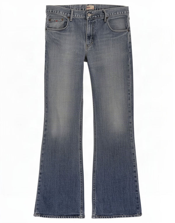 Blugi Tommy Hilfiger pentru femei Manhattan Bootcut W34 L31 Bumbac albastru