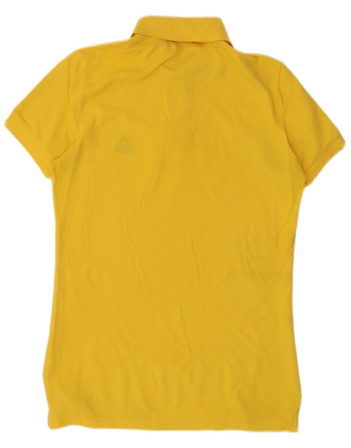Tricou polo Benetton pentru bărbați, galben mic