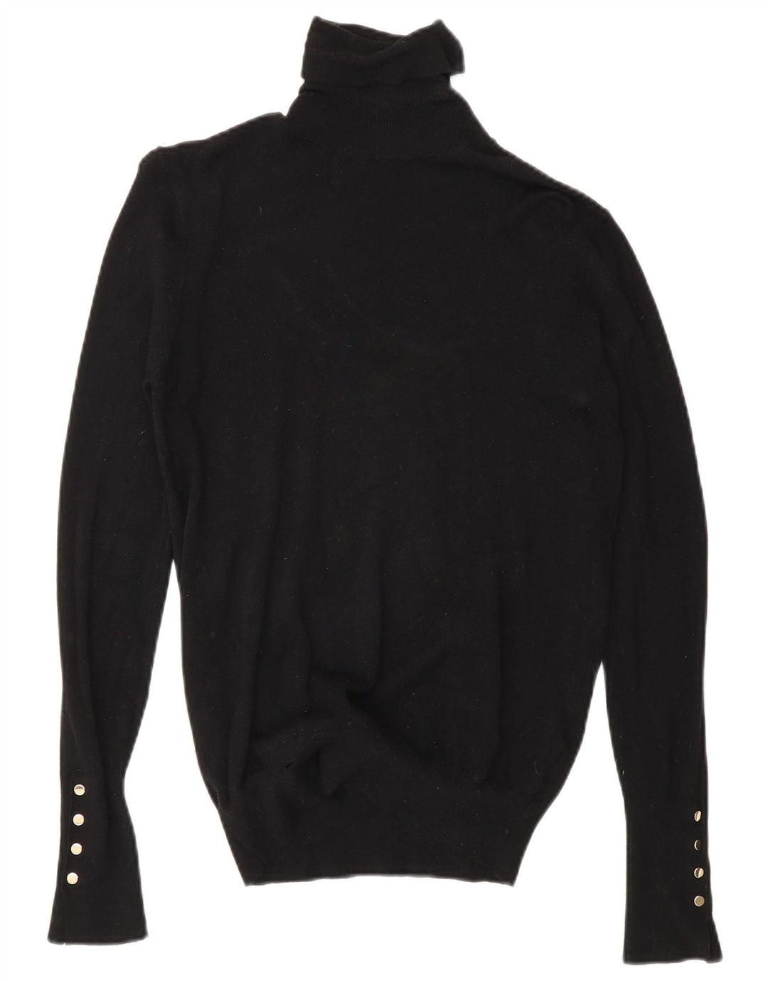 Pulover pentru femei cu gât rulat Zara UK 12 Medium Negru