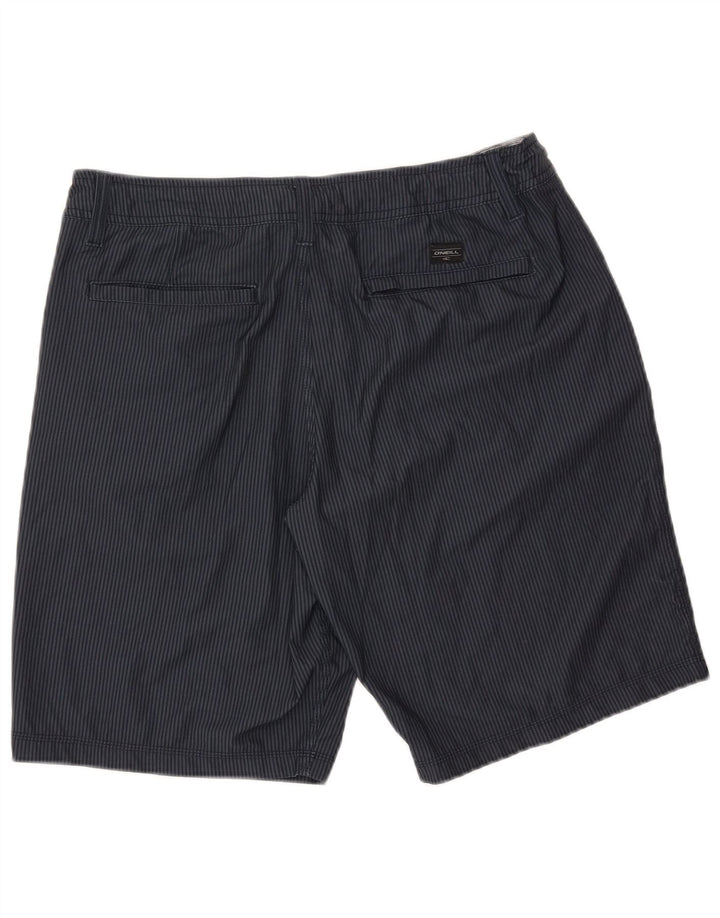 Pantaloni scurți chino pentru bărbați O'Neill W34, mari, bleumarin, poliester cu dungi