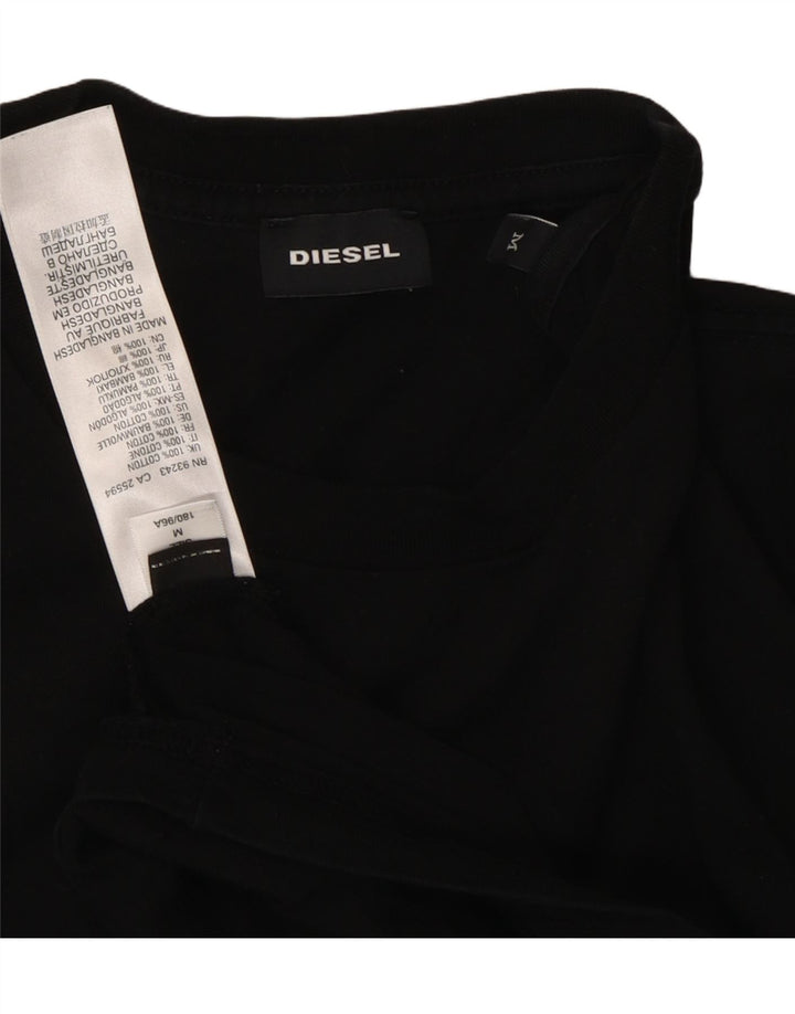 Tricou Bărbați DIESEL Top Mediu Negru Bumbac