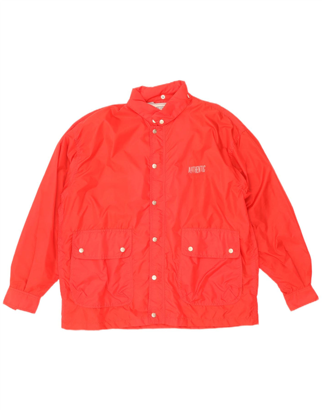 Jachetă Windbreaker Wrangler pentru bărbați cu glugă UK 38 Poliamidă roșie medie