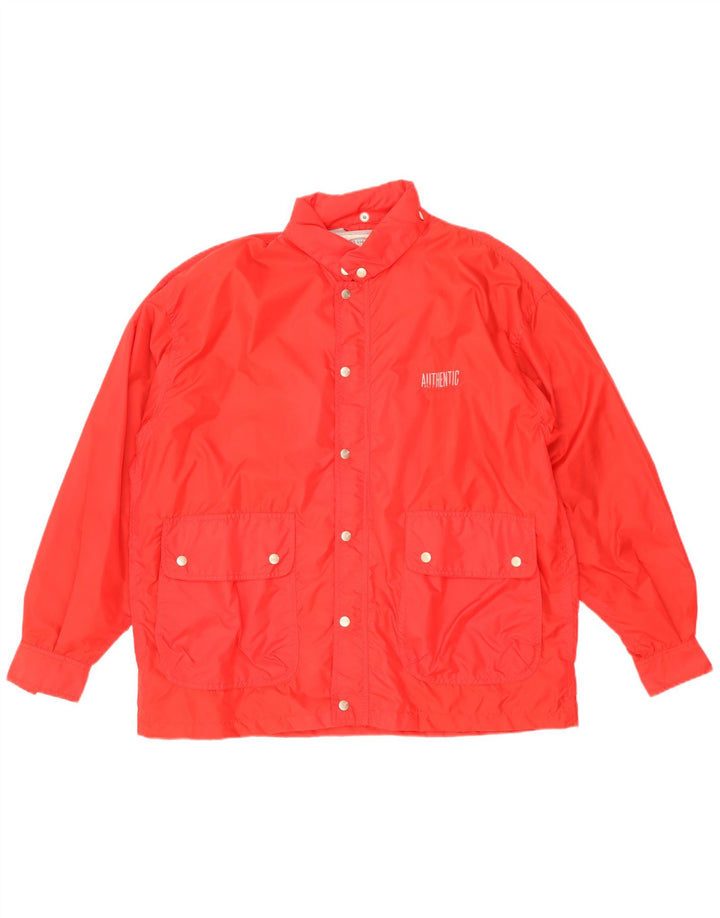 Jachetă Windbreaker Wrangler pentru bărbați cu glugă UK 38 Poliamidă roșie medie