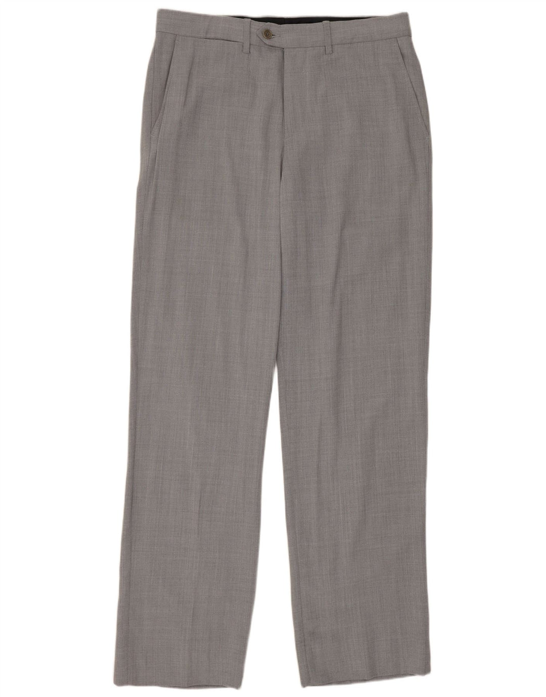 Pantaloni drepți pentru bărbați Zara EU 40 Mediu L31 L33 Lână gri