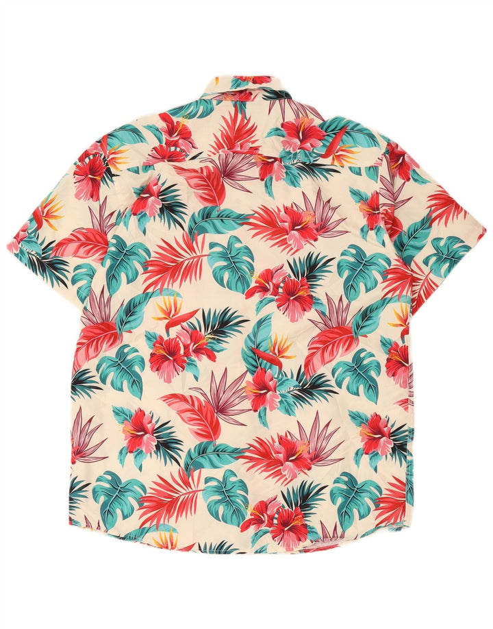 Cămașă hawaiană cu mânecă scurtă pentru bărbați Pacifica, multicoloră, florală