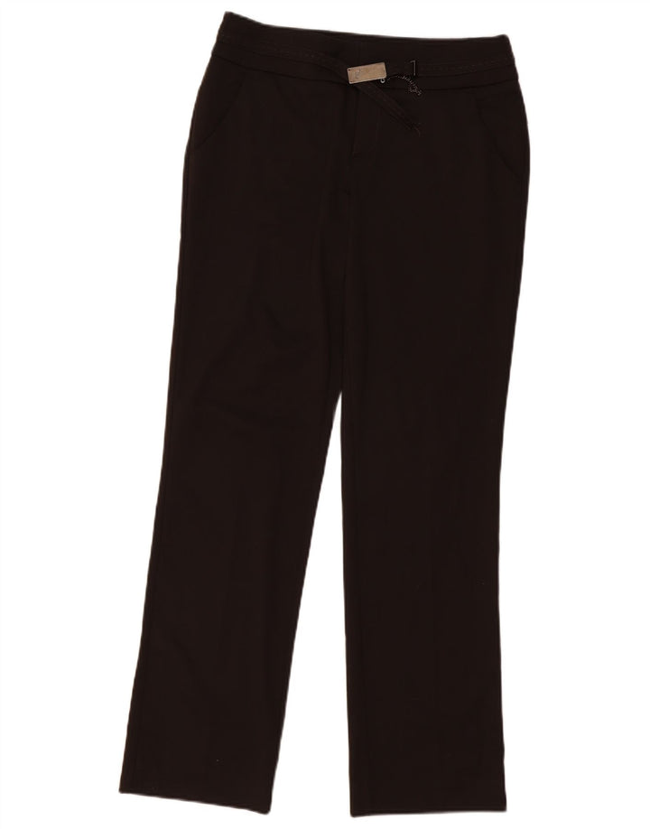 TRUSSARDI Pantaloni casual Bootcut pentru femei IT 44 Medium W32 L31 Maro
