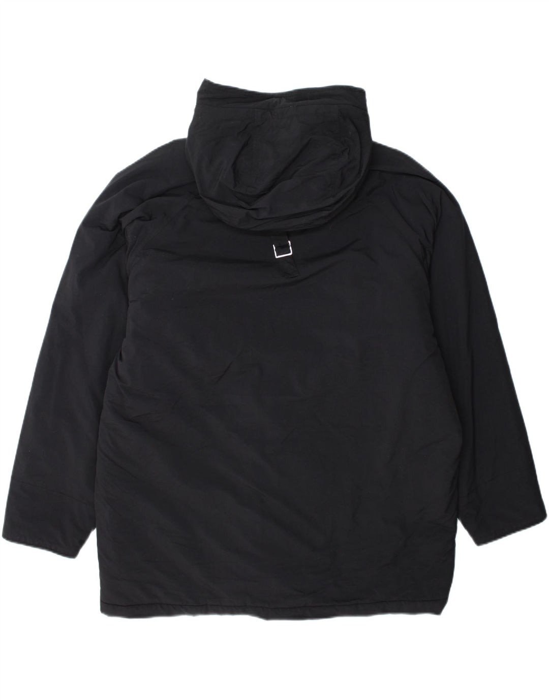 CIESSE PIUMINI Mens Hooded Windbreaker Jacket IT 54 XL Black Vintage Ciesse Piumini and Second-Hand Ciesse Piumini from Messina Hembry 