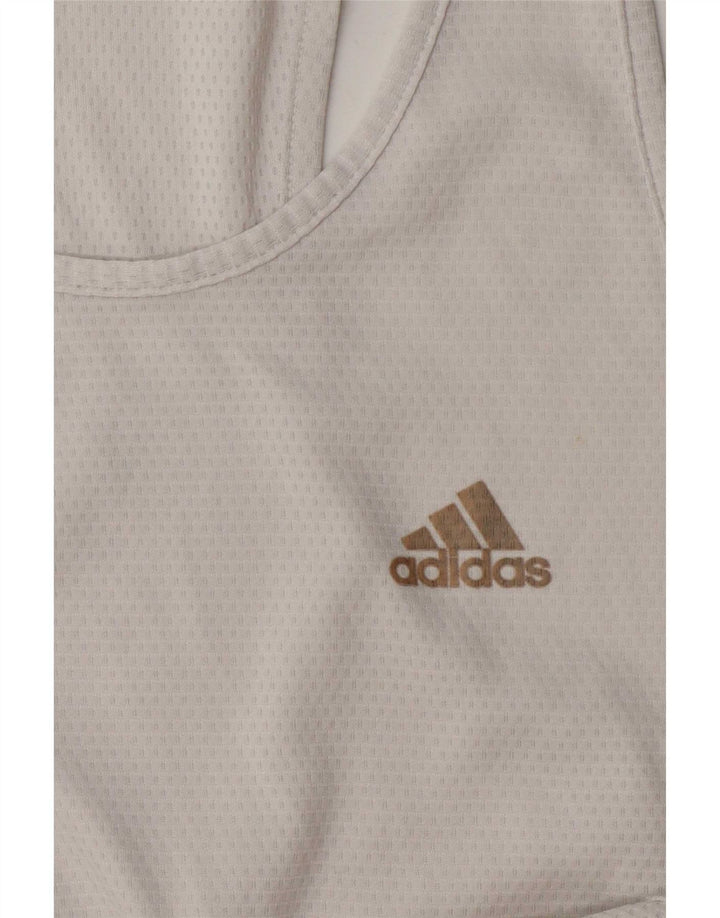 Adidas Climalite Vest Top Large White