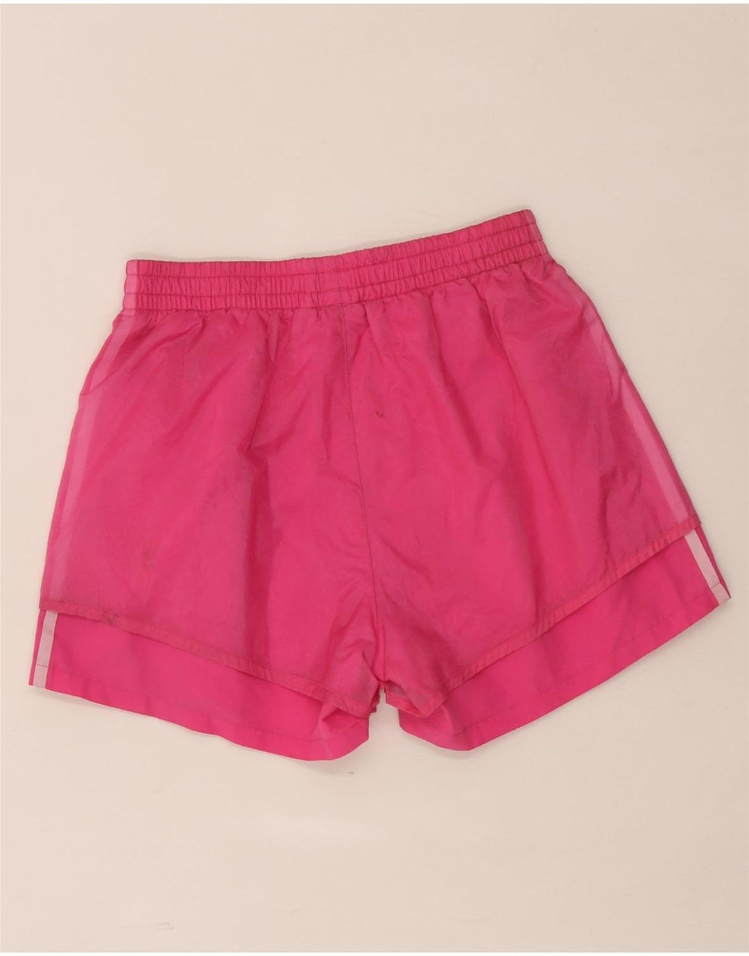 Pantaloni scurți sport Adidas pentru femei UK 12 Medium Pink Poliester
