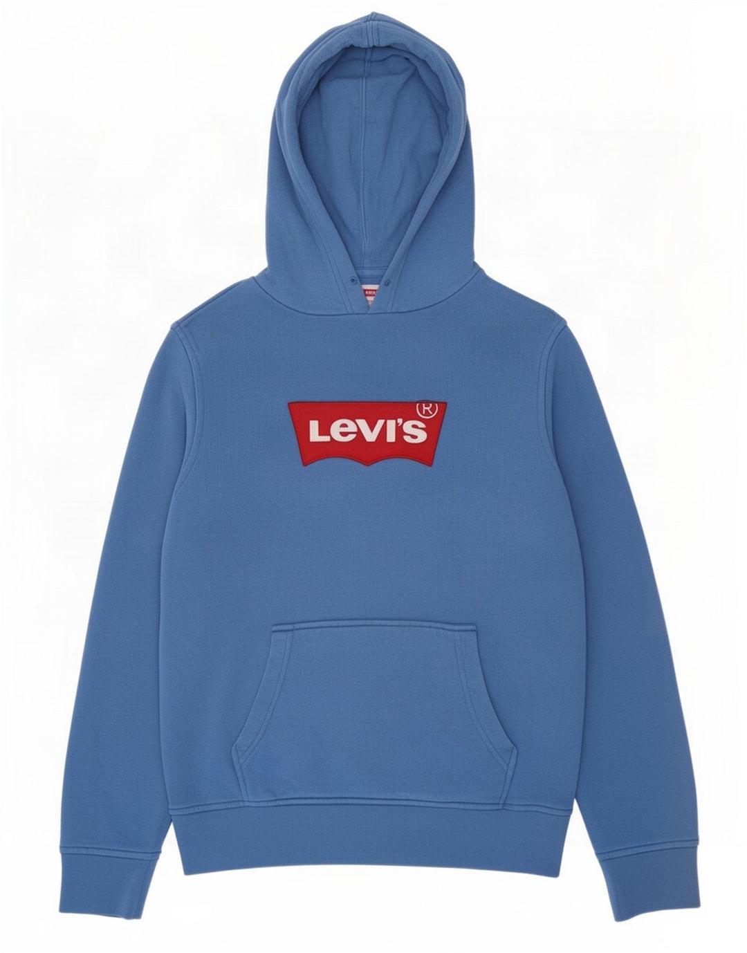 Pulover Levi's pentru bărbați cu capota cu grafică, albastru mic
