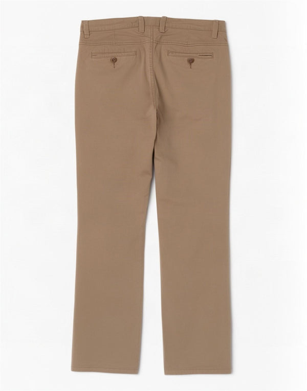 Pantaloni chino drepți pentru bărbați Sisley IT 48 Medium W34 L33 Bej Bumbac