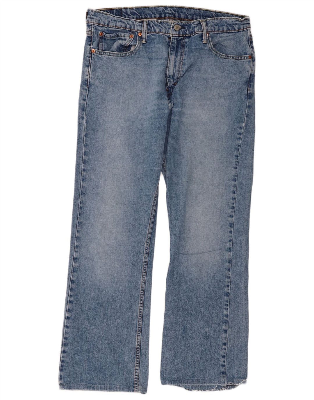 Blugi pentru bărbați Levi's 527 Bootcut W38 L29 Bumbac albastru