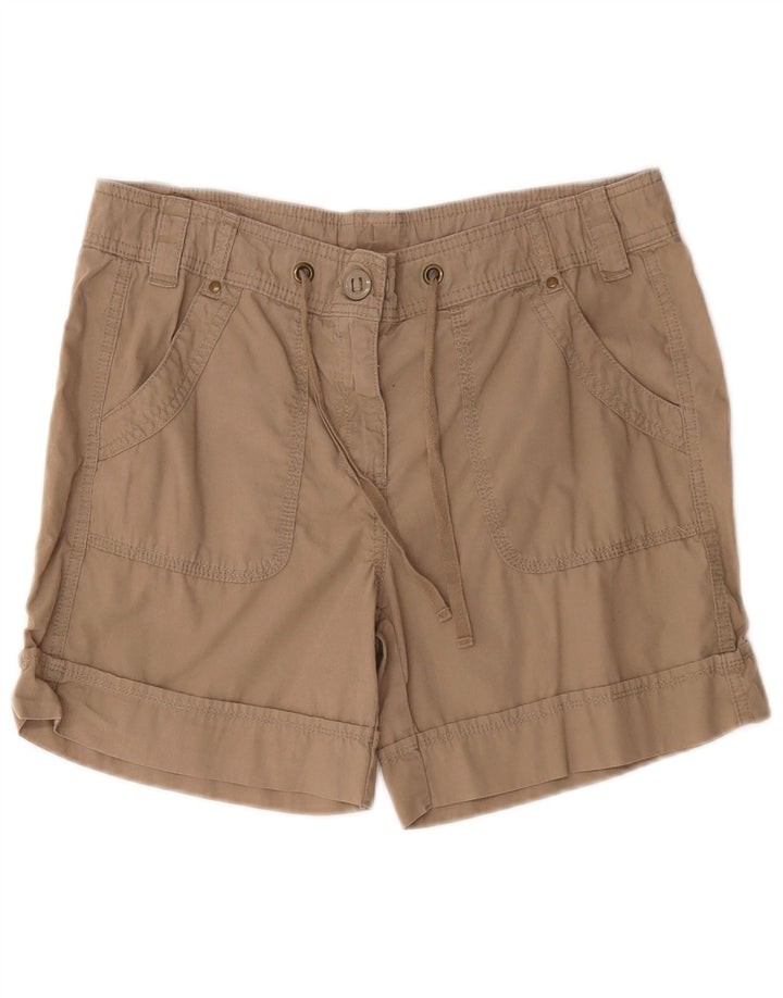 Pantaloni scurti cargo pentru femei Marks & Spencer UK 12 Medium W32 Kaki Bumbac