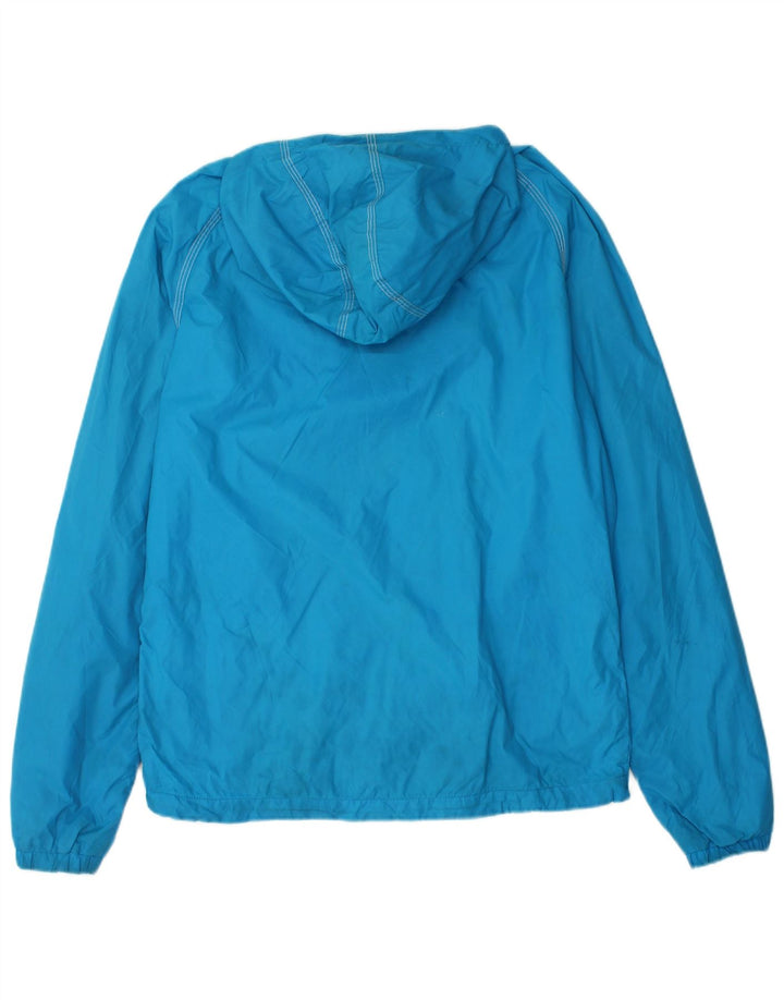 Jack & Jones Jachetă de ploaie cu glugă pentru bărbați UK 36 Small Blue Nylon