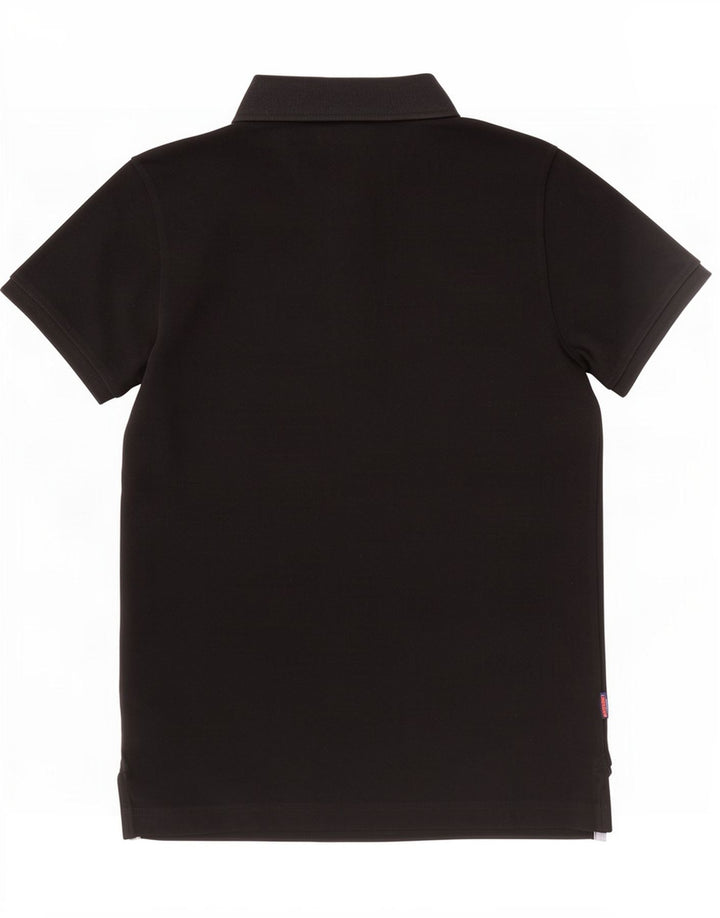 Tricou polo pentru bărbați Superdry, bumbac mediu negru