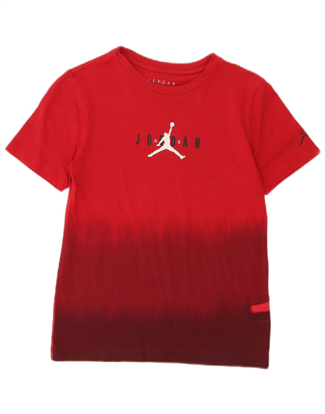 Tricou grafic pentru băieți Jordan Top 10-11 ani, mediu roșu Tie Dye