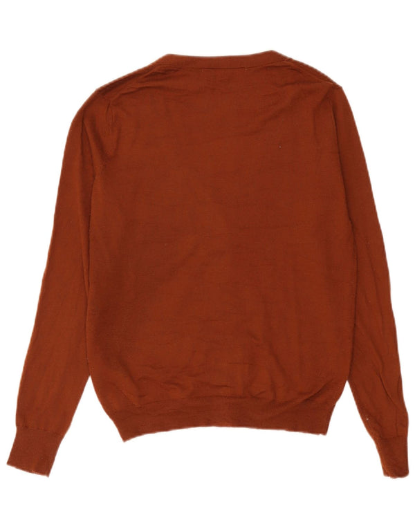 Pulover cardigan pentru femei Zara UK 10 mic maro acrilic
