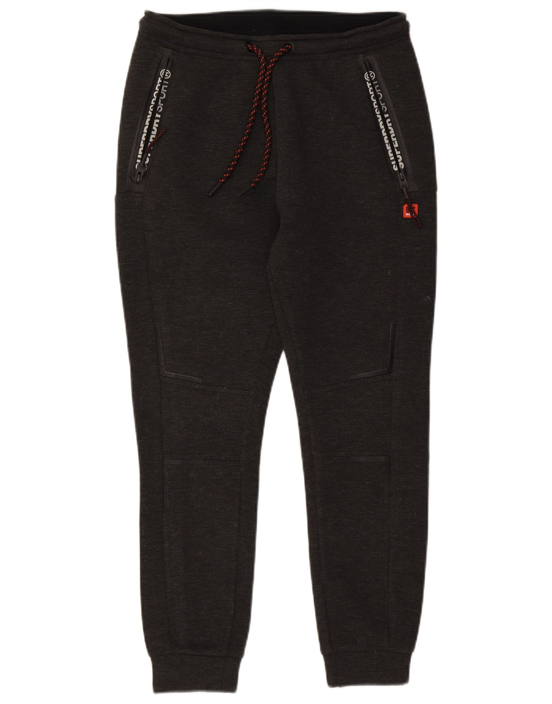 Pantaloni de trening grafic Superdry pentru bărbați Pantaloni de jogging mici, gri, pete