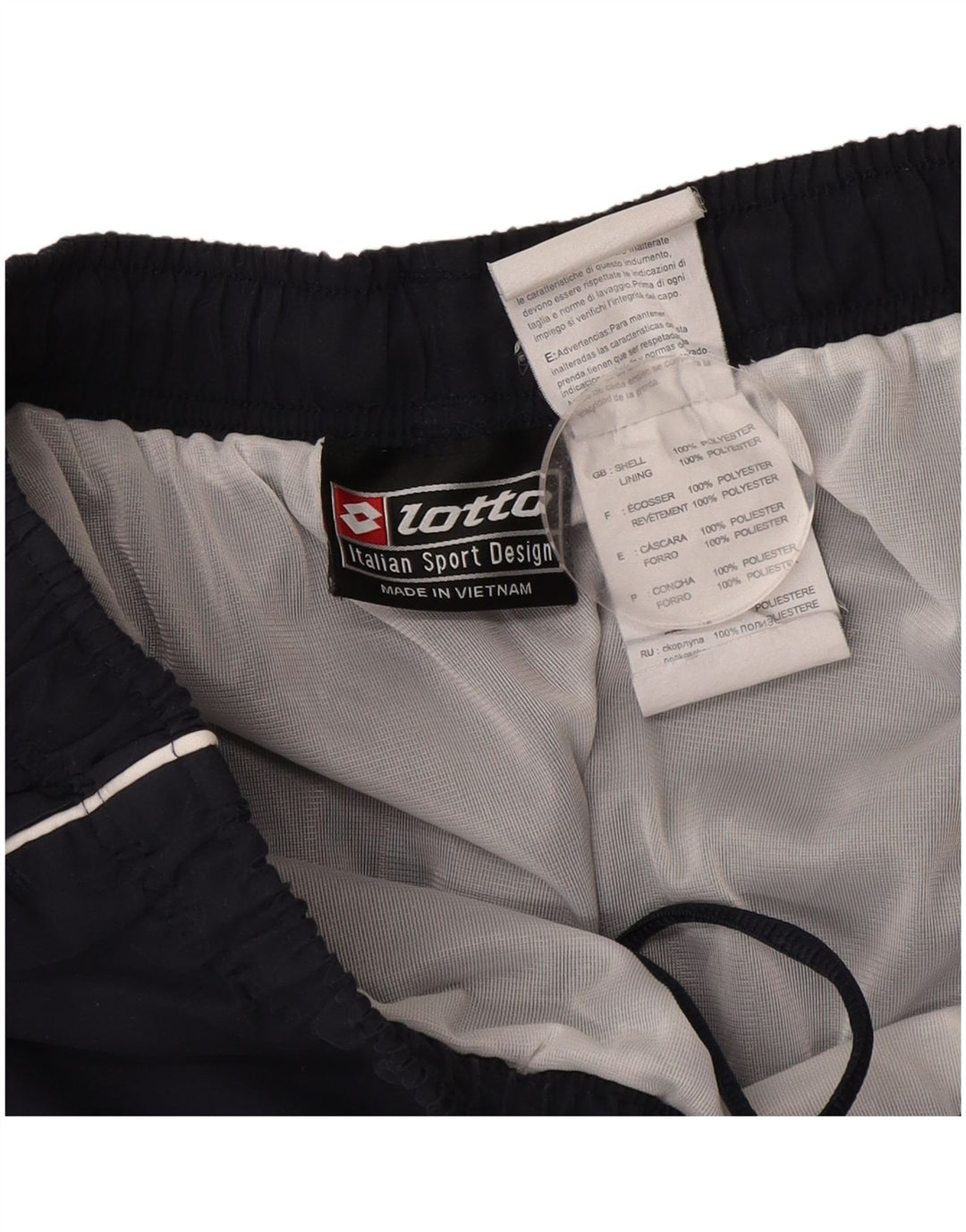 Pantaloni scurți de înot Lotto pentru bărbați, mari, bleumarin, poliester color bloc